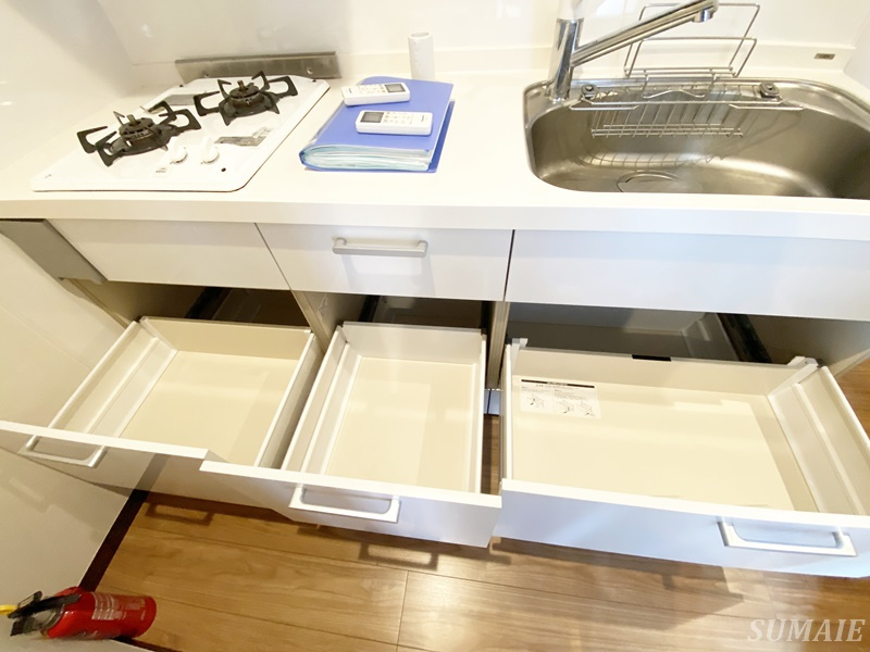 ルミナスフラットの収納|キッチン下収納です☆