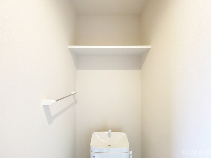 ルミナスフラットの収納|トイレ上収納です☆
