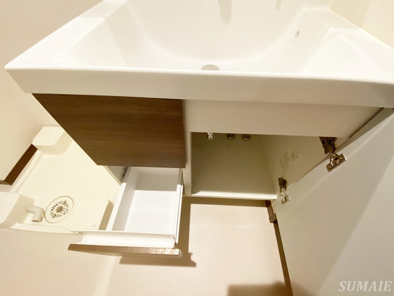 ルミナスフラットの収納|洗面台下収納です☆