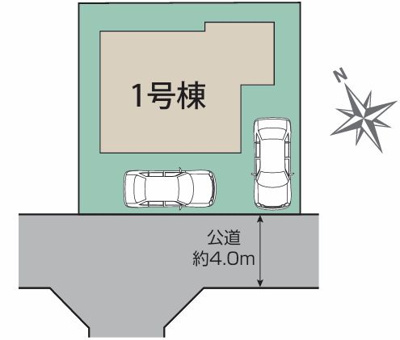 【区画図】 | 府中市分梅町5丁目　新築戸建　全1棟