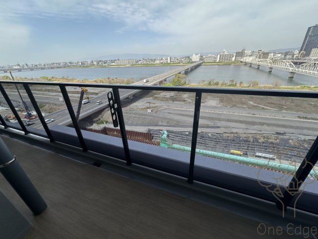 ジオエント梅田北リバーフロントのバルコニー