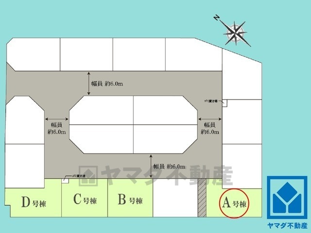 西宮市田近野町　A号地の土地図