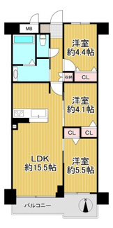 【間取り】 | エクセランス堺東