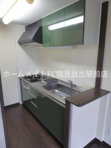 大阪市鶴見区横堤４丁目の賃貸マンションのキッチン