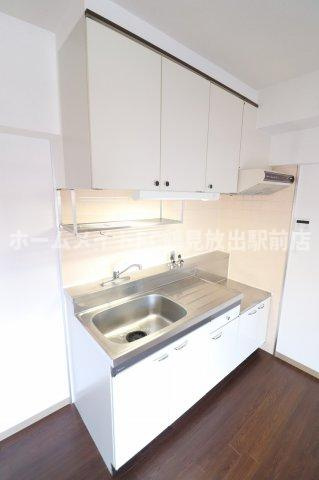 大阪市鶴見区今津中１丁目の賃貸マンションのキッチン