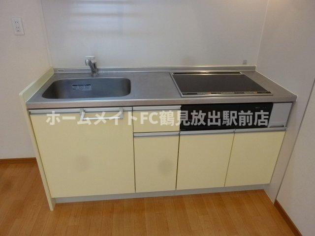 東大阪市長田西２丁目のハイツのキッチン