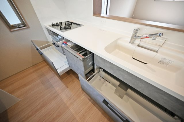 シャルムコート・ジョン鴻池2丁目新築一戸建て│3LDK+駐車駐輪のキッチン