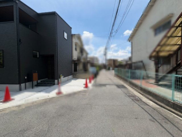 向日市寺戸町向畑の前面道路含む現地写真|土地面積44.04坪！！