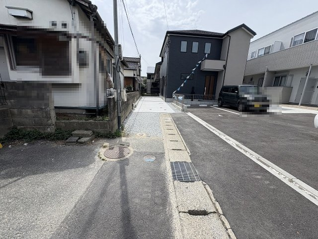 【その他】 | 大野城市山田2丁目1期　1号棟（全1棟）【仲介手数料無料・0円】 | 現地写真。前面道路です。