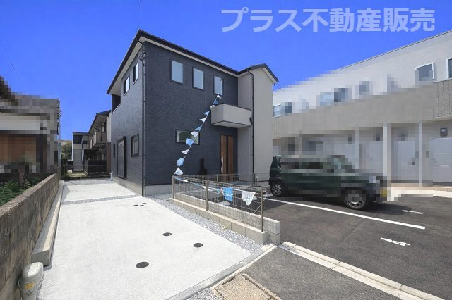 【外観】 | 大野城市山田2丁目1期　1号棟（全1棟）【仲介手数料無料・0円】 | 現地写真。プラス不動産販売なら、現場の全ての棟をまとめてご見学頂けます。