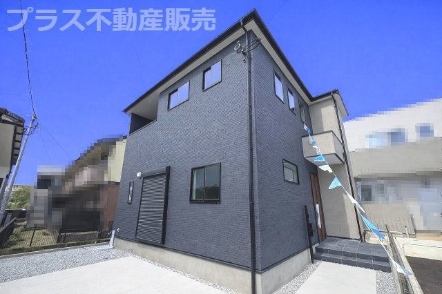 【外観】 | 大野城市山田2丁目1期　1号棟（全1棟）【仲介手数料無料・0円】 | 現地写真。プラス不動産販売なら、現場の全ての棟をまとめてご見学頂けます。