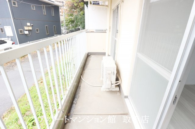 フラット白山第二のバルコニー