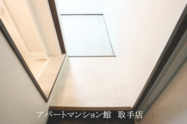 フラット白山第二の玄関