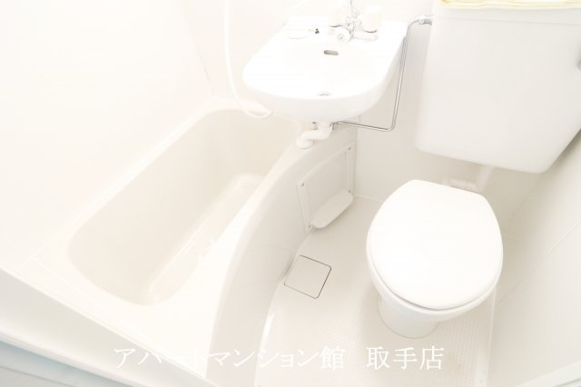 フラット白山第二の浴室