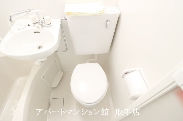 フラット白山第二のトイレ