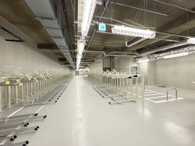 ベイシティタワーズ神戸EASTの駐輪場
