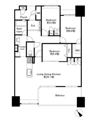 MJR和白丘の間取り|間取り図です☆