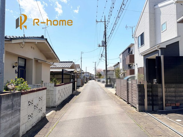 水戸市堀町4期　新築戸建て　1号棟の前面道路含む現地写真|周辺環境も併せて案内致します♪
閑静な住宅地で笑顔あふれる新生活！
ぜひ現地へお越しください♪