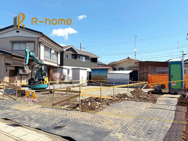 水戸市堀町4期　新築戸建て　1号棟の外観|ご予約を頂ければ、『平日』はもちろん『早朝』や『夜間』もご見学可能です♪お気軽にお申し付けください♪