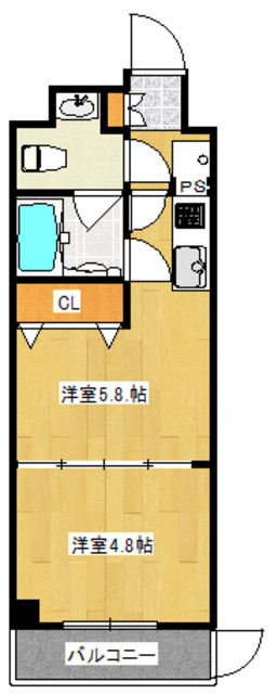 ラフィスタ新小岩Ⅲの間取り|間取図です。