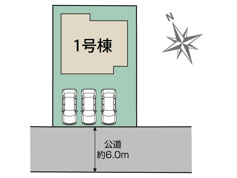 BLOOMING GARDEN　深谷市岡里の区画図|図面と現況が異なる場合、現況を優先とします。