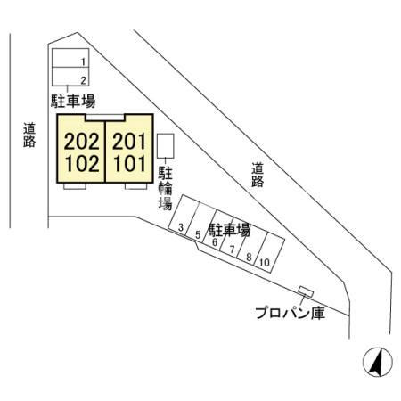 コンソラータ茂呂の区画図|高崎、前橋、伊勢崎エリアのお部屋探しはエンドスケープまで！お客様の理想お聞かせ下さい♪