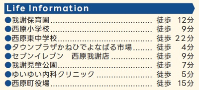 【周辺】 | 西原町我謝（全4棟）B・C・D号棟 | 周辺♪
