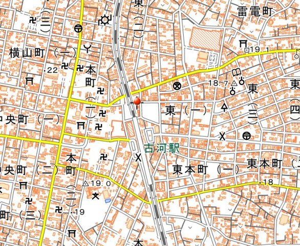 古河市　一棟ビルの間取り