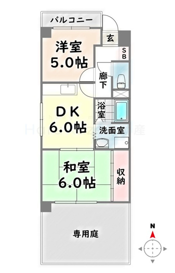 【間取り】 | キャッスルミニ松園【名古屋市賃貸・RC造】
