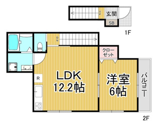シェリル神戸岡本の間取り