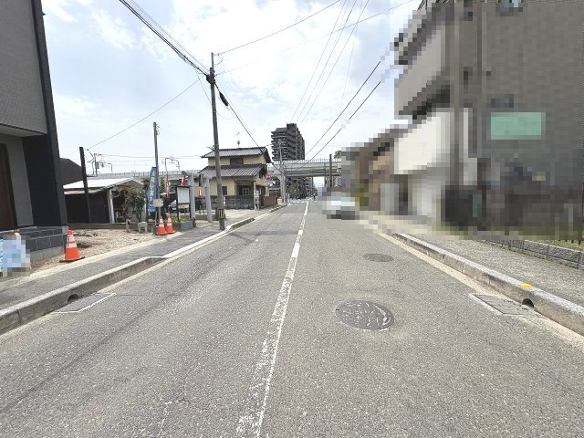 【その他】 | 大野城市白木原4丁目2期　1号棟（全1棟）【仲介手数料無料・0円】 | 現地写真。前面道路です。