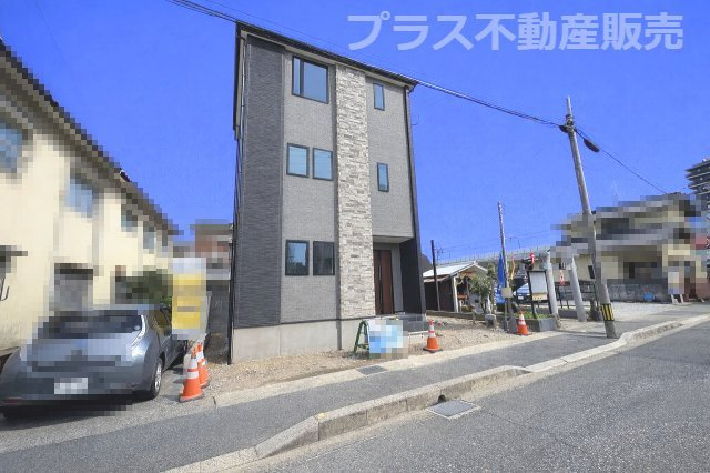 【外観】 | 大野城市白木原4丁目2期　1号棟（全1棟）【仲介手数料無料・0円】 | 現地写真。プラス不動産販売なら、現場の全ての棟をまとめてご見学頂けます。