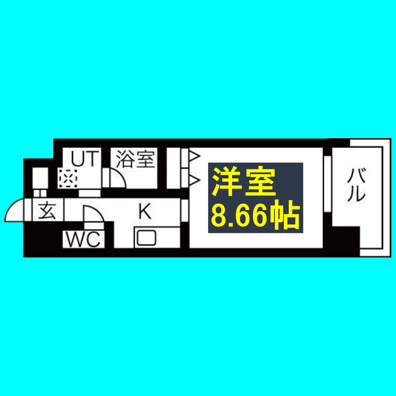 オープンブルーム八田StationFront(旧:RESIDENCIA八田StationFront)の間取り