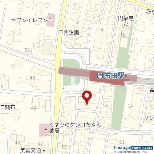 ウィスタリア調布の地図