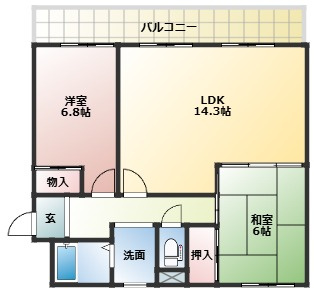 セントラルメゾンの間取り