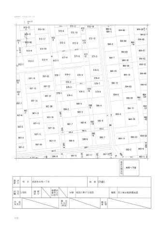 見附市本所１丁目　土地の土地図