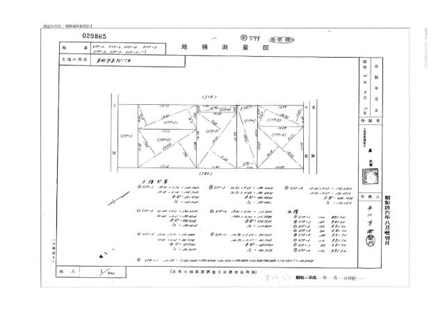 見附市本所１丁目　土地の土地図