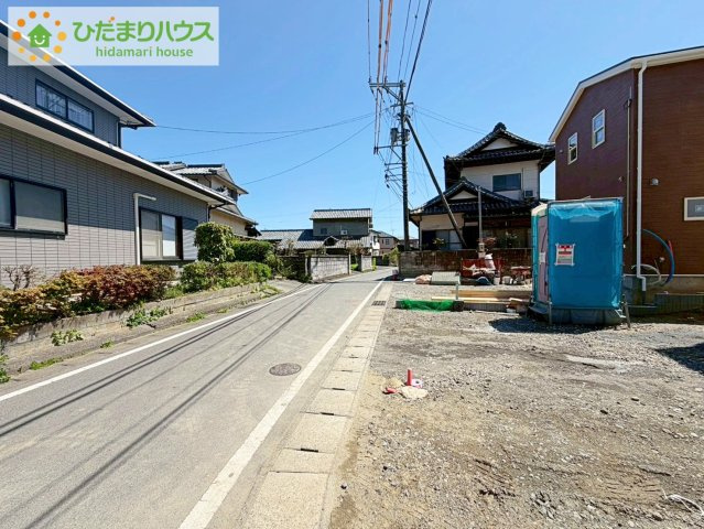 いわき市仁井田寺前1期　新築戸建　2号棟の前面道路含む現地写真|今から見たいも大歓迎！お気軽にお問い合わせください☆彡