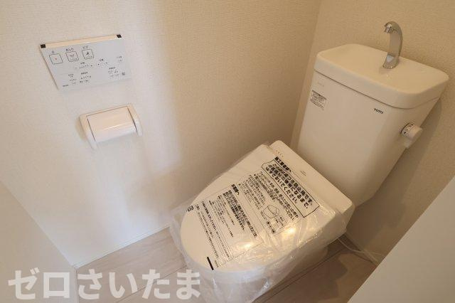 《仲介手数料無料》上尾市大字上1124-3新築一戸建てグラファーレ29期のトイレ|2階