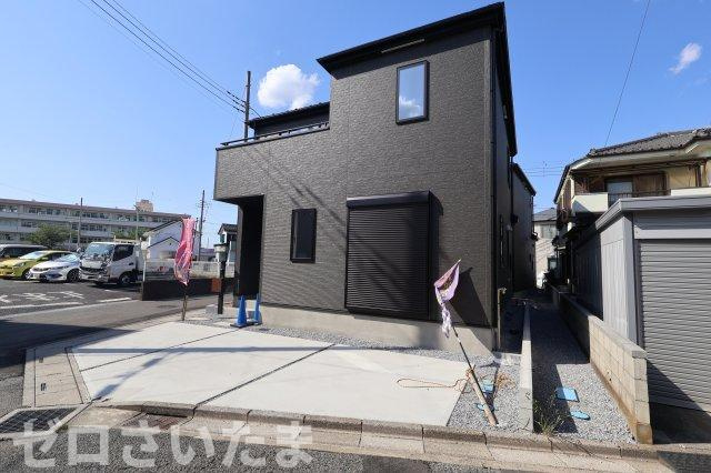 《仲介手数料無料》上尾市大字上1124-3新築一戸建てグラファーレ29期の外観|車の通りも少なく閑静な住宅街です。