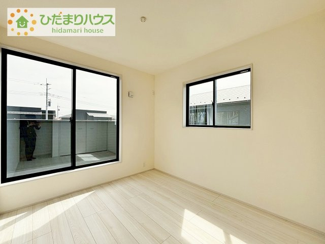 【洋室】 | かすみがうら市下稲吉2期　新築戸建　7号棟 | 急遽お友達がお泊りに来ても、4部屋あれば安心です☆彡