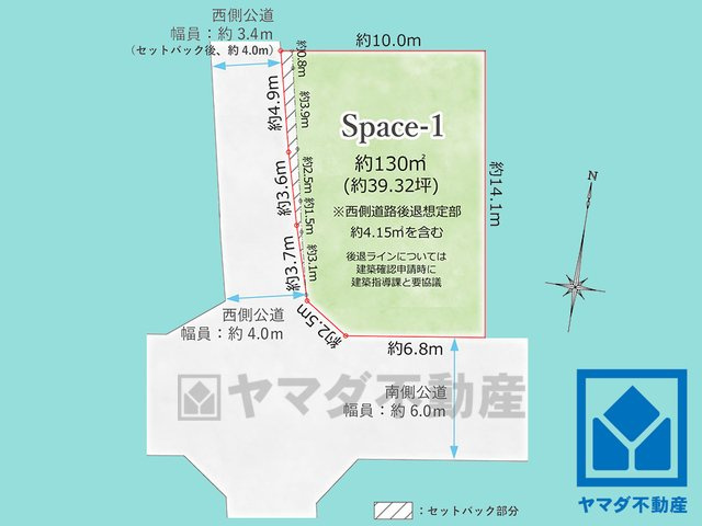 西宮市山口町名来2丁目　第1期　の土地図