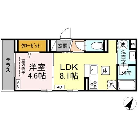 【間取り】 | フラクタス南林間