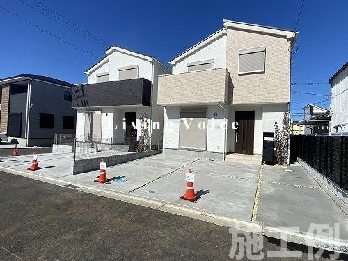 【外観】 | 【仲介手数料０円】藤沢市大庭3期　新築一戸建て　全2棟 | 【仲介手数料０円】藤沢市大庭3期　新築一戸建て　全2棟