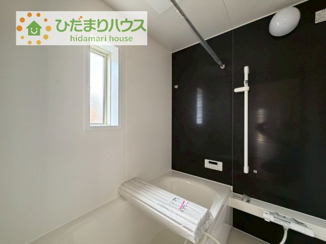 【浴室】 | 取手市宮和田第9　新築戸建　1号棟 | 大人が足を伸ばしても十分な広さ！一人でゆっくりくつろぐ時間も大切です！