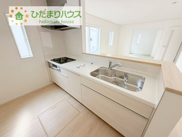 【キッチン】 | 取手市宮和田第9　新築戸建　1号棟 | 料理をしながらでも、ご家族との会話を楽しめる対面式キッチン♪