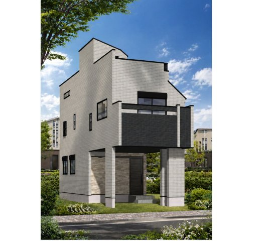 板橋区小豆沢4丁目 全2棟 1号棟の完成予想図|【ZEH水準省エネ住宅　断熱性能等級5　一次エネルギー消費量等級6】
暮らしやすさを追求した快適設計の家　全2棟
(イラストは図面を基に起こしたもので実際のものとは多少異なる場合がございます)