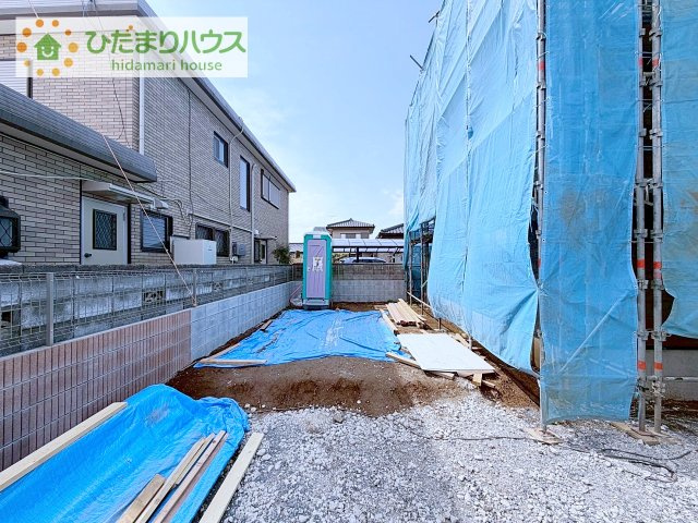 【庭】 | 第3土浦市並木　新築戸建 | 近隣の物件もまとめてご案内できます(*^^)
お気軽にお問い合わせください♪（4/6撮影）