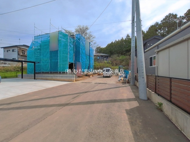 古河市諸川　新築一戸建て　の前面道路含む現地写真|2026/4/13　撮影