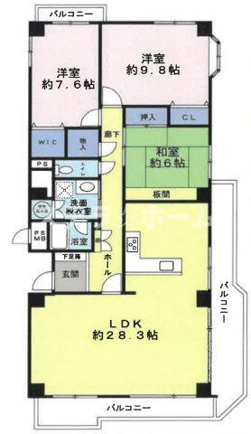 北千里セントポリアの間取り|3LDKの物件です